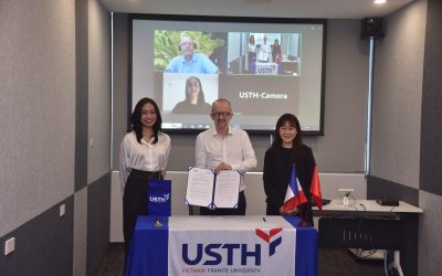 Cérémonie de la signature du nouvel accord-cadre entre l’USTH et le Consortium USTH